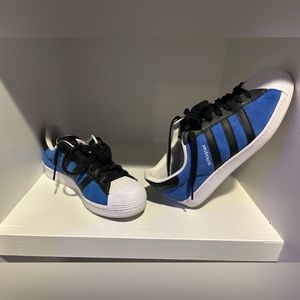 Adidas Originals Superstar Classic Blue Core Black Men’s Size 9